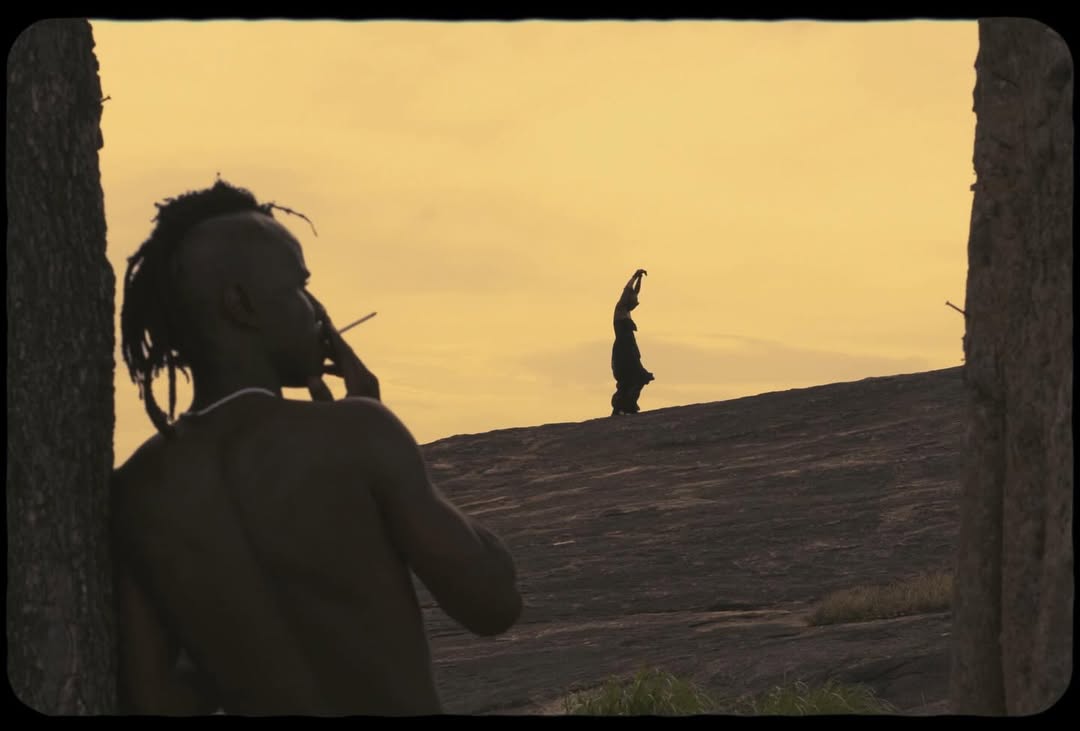 Film and stills from @adeoluosibodu ’s
short, “The Mountain Dancer.”

“The Mountain Dancer” represents a subtle but intense expression of the human energy through dance. A wild tension between humans and the earth. Mountains, being a strong form of the earth’s formation and expression as well. These two peaks come together blossoming through a dance between themselves forming a beam of limitless expression.

Credits: 
Dancer: @_ollubunmi
Male model: @ifebusola_s

Find the full piece on his Youtube: Adeolu Osibodu