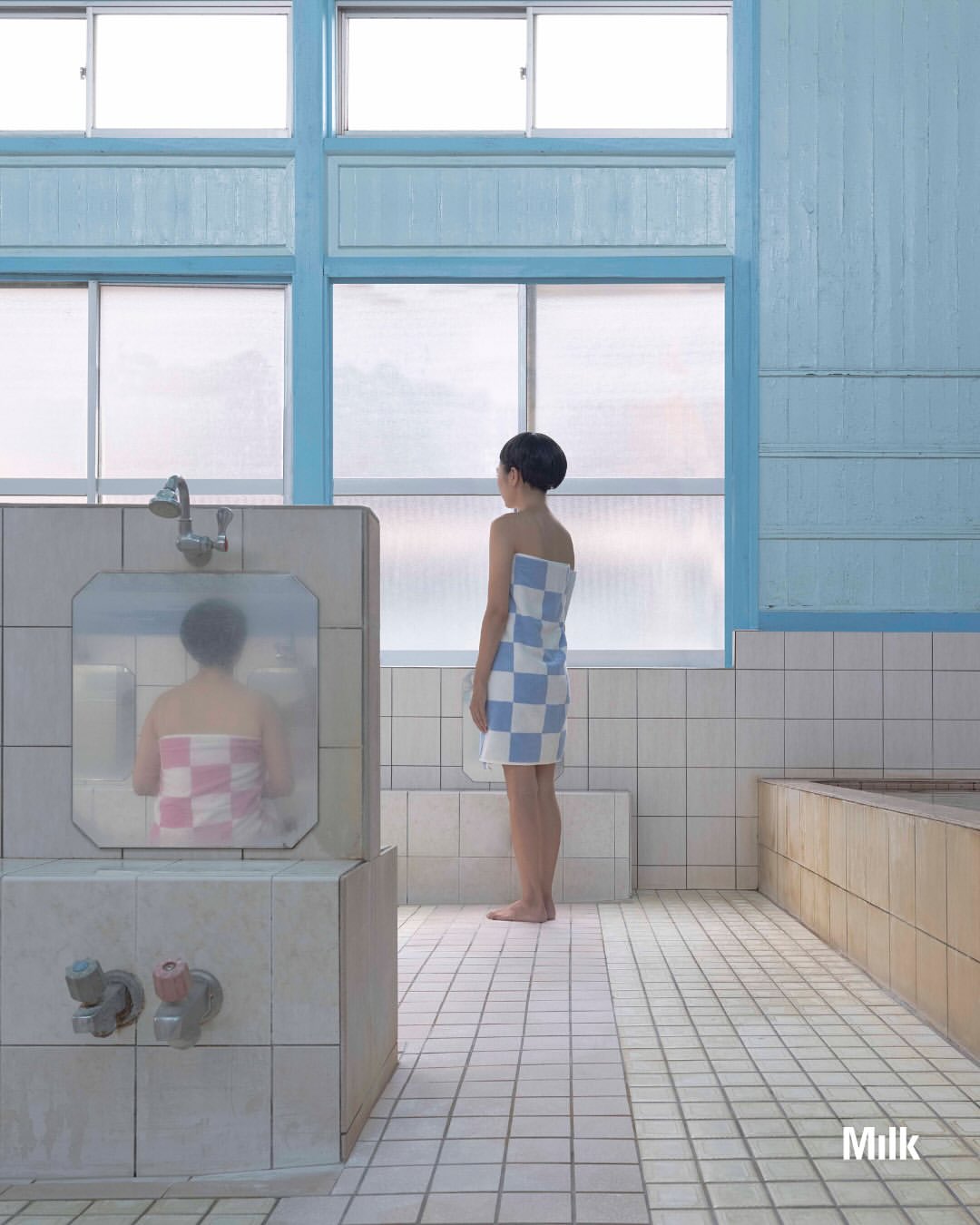 Artist Spotlight: Following a project at Glenogle Baths, the Edinburgh pool where she swam as a child, photographer @soo.burnell became fascinated by the architecture and quiet ritual of bathing spaces. Since then, she’s ventured to capture historic pools around the world, and most recently, traditional bathhouses in Japan for her series At The Onsen — A Journey to Stillness.

The work explores the rituals of the onsen, a hot spring bath that uses mineral-rich water from deep within the earth, and the sento, a public bathhouse found in urban areas that is also a gathering place within communities.

Soo captures the serenity within these spaces; the stillness and the deep sense of calm that await, along with the contrasts, from the rustic timber structures to the delicately detailed murals.

“This is a journey that explores and celebrates traditions; these places where people come to bathe, to rest, to connect with others, and to reconnect with their own stillness within.”