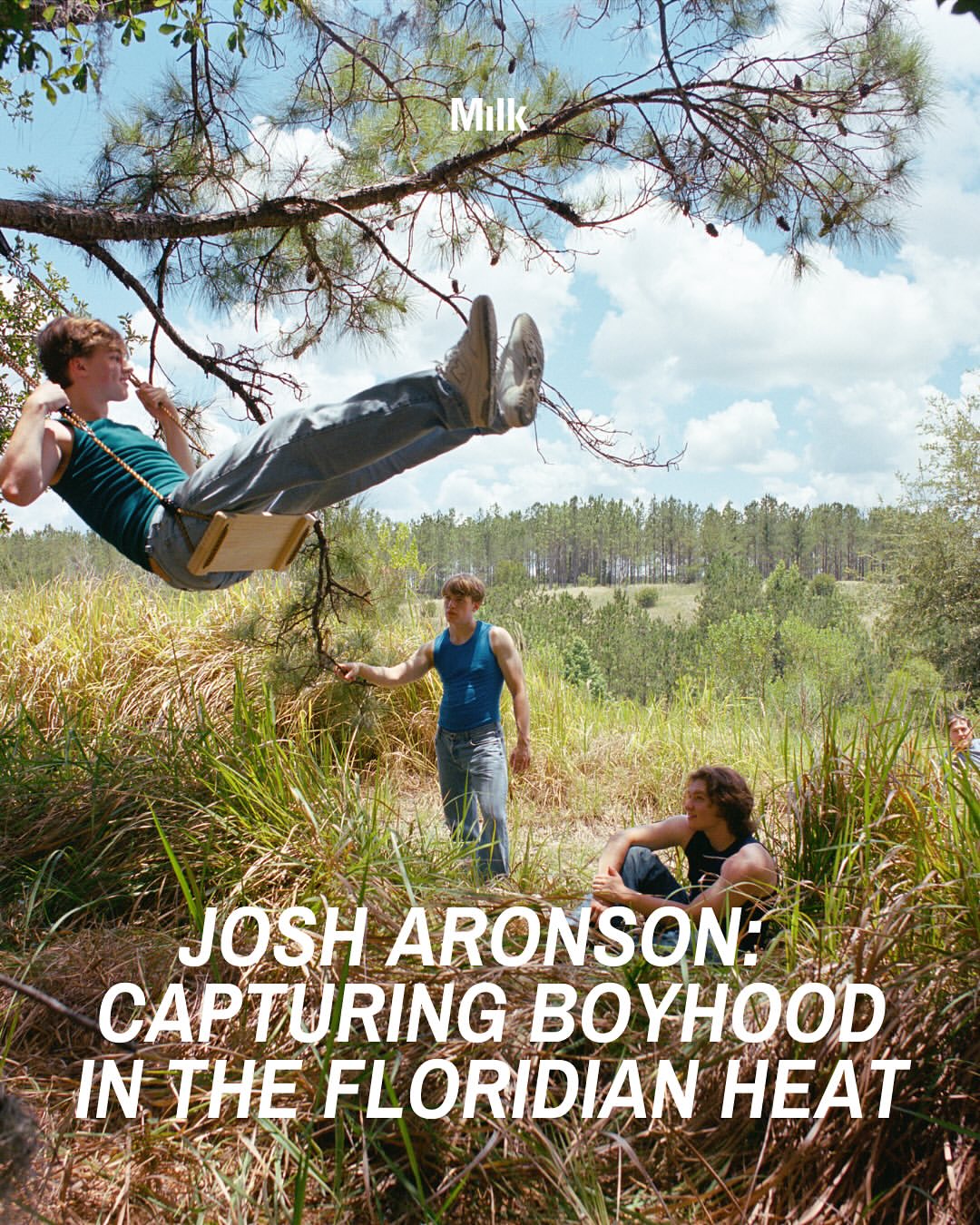 Artist Spotlight: Miami based photographer @jda.usa has spent five years traversing the backroads of Florida with groups of young men, friends and strangers alike, building building a moving portrait of youth, identity, and belonging. 

His series Florida Boys offers a counterpoint to the performance that often defines contemporary masculinity, showcasing companionship where there’s often isolation, and tenderness in place of stoicism.

Raised between cultures after immigrating to Florida as a kid, Josh’s work also circles the question of what it means to find home, exploring the friction between belonging and vulnerability for those of us still figuring out where we fit.

“I’m not denying the politics or the stereotypes, just imagining something different. A Florida shaped by care and curiosity. A place where young men can be tender, playful, and fully themselves.”