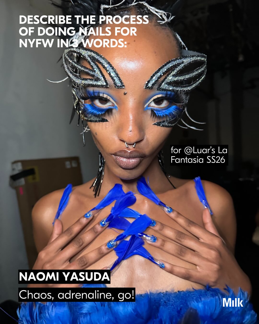 Artist Spotlight: With more than two decades of experience in designing nails, NY based artist @naominailsnyc has become one of pop culture’s most influential creatives. Never one to follow trends, Naomi Yasuda has long been driven by her desire to explore new mediums, pushing the boundaries of form and material, shaping the mood-board of countless future references.

Naomi’s touch appears everywhere, from runway moments with Luar, to exclusive sets for girl group Katseye and their collaboration with Monster High, to cover shoots featuring icons like Julia Fox and Alex Consani. A celebration of intentionality, she showcases the marvel that emerges from thoughtfulness in detail.