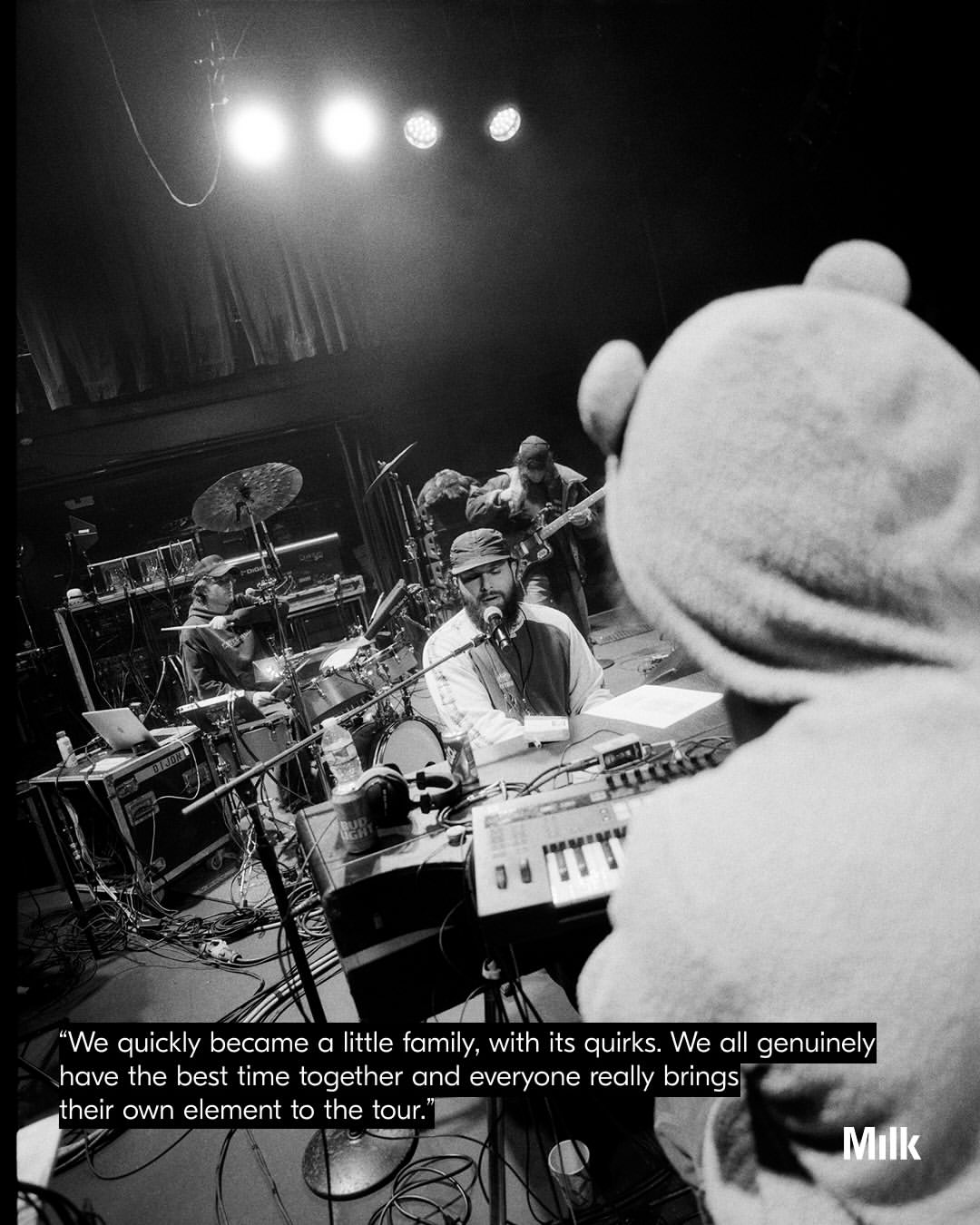 Artist Spotlight: From Pokémon Snap on a Nintendo 64 to the stuffed animals in her room to the local punk bands in Atlanta, Yana’s earliest instinct was always to stay close, pay attention, honor what’s in front of her. The unseen part of her process lives in the bonds she builds with her subjects long before the camera comes up.

That led her to @dijondijon_ 
After growing close from working together on ‘One Battle After Another,’ she asked to join him and crew on tour. New setlists, new arrangements, a unique energy each night, and the team’s constant experimentation give her permission to do the same.

Between ginger shots, failed nap attempts, and late nights on the bus, a family formed. Dice games, music spilling into early mornings, moments that don’t outwardly announce themselves. Yana catches them anyway.