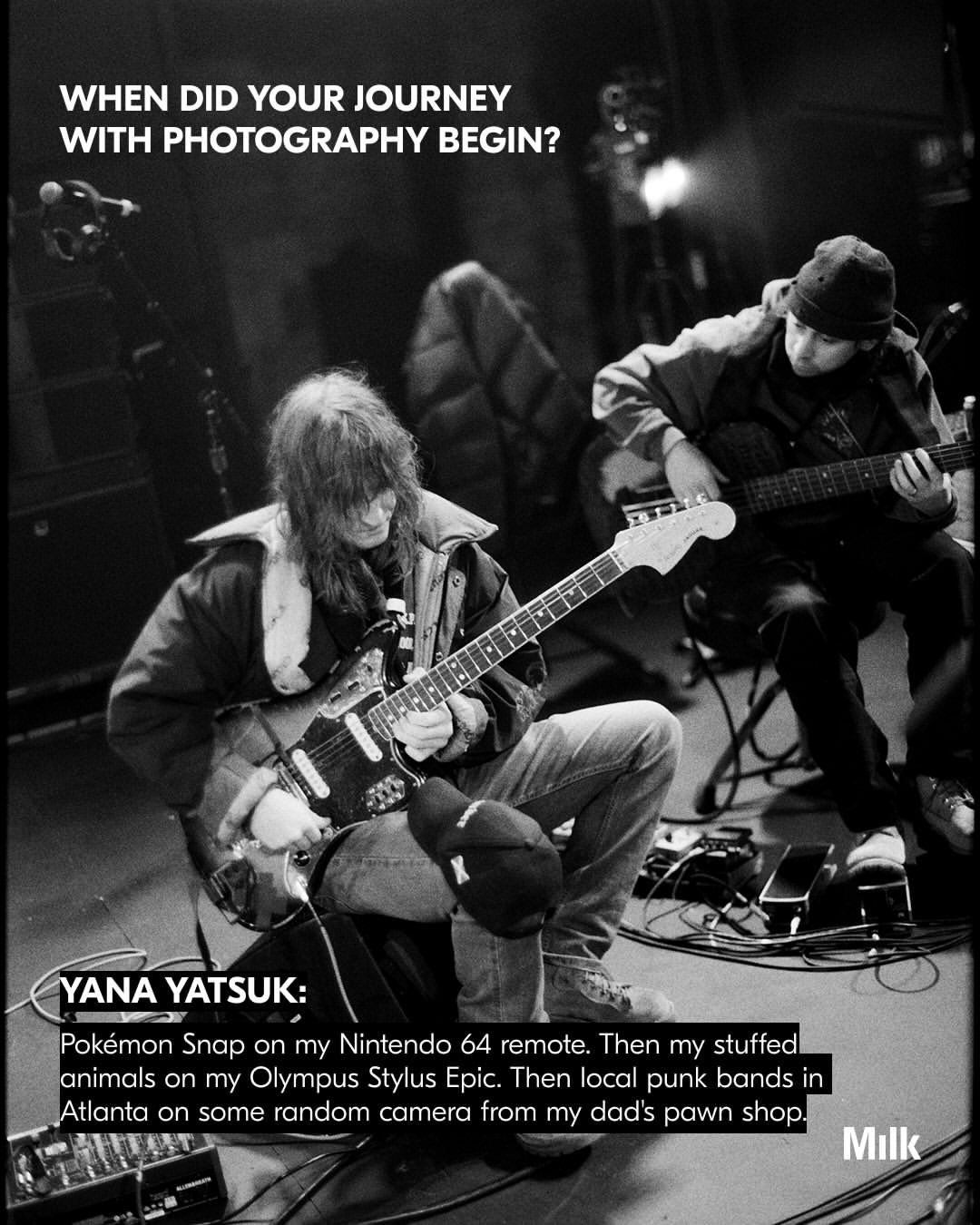 Artist Spotlight: From Pokémon Snap on a Nintendo 64 to the stuffed animals in her room to the local punk bands in Atlanta, Yana’s earliest instinct was always to stay close, pay attention, honor what’s in front of her. The unseen part of her process lives in the bonds she builds with her subjects long before the camera comes up.

That led her to @dijondijon_ 
After growing close from working together on ‘One Battle After Another,’ she asked to join him and crew on tour. New setlists, new arrangements, a unique energy each night, and the team’s constant experimentation give her permission to do the same.

Between ginger shots, failed nap attempts, and late nights on the bus, a family formed. Dice games, music spilling into early mornings, moments that don’t outwardly announce themselves. Yana catches them anyway.