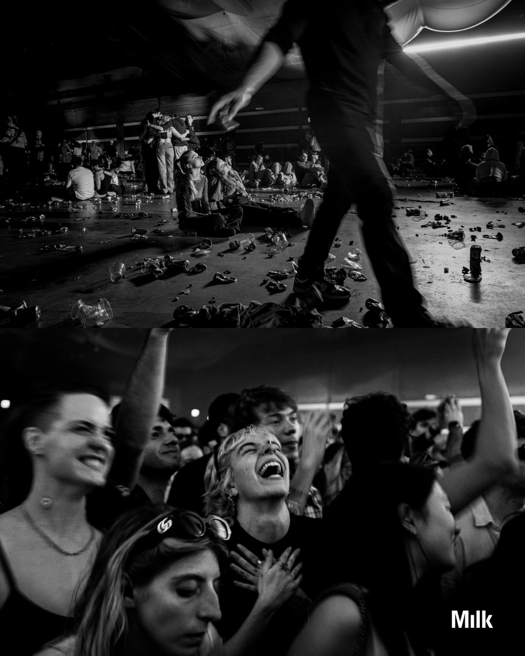 About Last Night: For six nights in January, @fredagainagainagainagainagain took over NYC for his
USB002 residency, transforming @eastendstudioslany ‘s warehouse into an interim of sound and
connection.

Behind the decks and deep in the crowd was @theobatterham, who’s been capturing Fred’s world for the past five years. Theo’s relationship with photography started early, when his older brother’s school project led them to build a makeshift darkroom in their home bathroom. A spark that’s since grown into a practice of chasing light in rooms filled wall to wall with crowds.

For Theo, it’s never been about the final image, but the free-floating emotions orbiting it.

“I’ve realised over time that the photos I love the most evoke real emotions. Hopefully that resonates with
people when they look at my work. Whether that’s the most joyful moment of a show, or the aftermath
when everyone is coming down from that high.”

Credits:
All images captured by @theobatterham