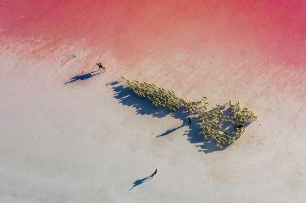 Through layered composition and precise tim...