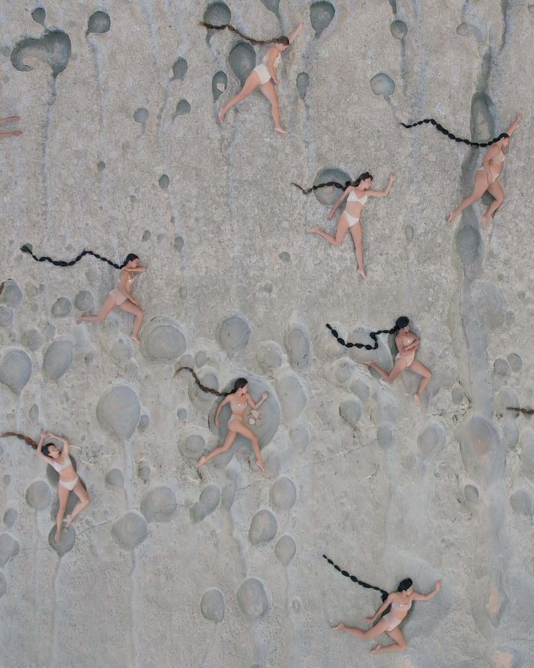 ‘Rivers of Hair’ by @nataliekarpushenko

“Women of all ages, sizes and cultures,
cradled by the reef,
their hair unraveling into ocean roots.
The sea calls, the earth listens,
as time drifts backward in quiet waves.”

In collaboration with @carinahardy.studio 
Produced by @cccaaarrrhhh
Drone assistent @romaodintsow