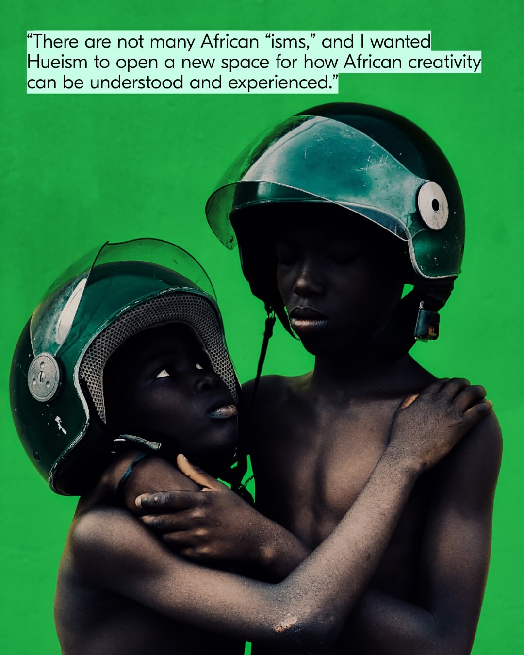 Artist Spotlight: Ghanaian photographer Derrick Ofosu Boateng’s (@derrick_o_boateng) world is built from color as language.
Derrick floods his images with saturated yellows, greens, reds, and blues, hues that echo those found on his country’s flag and hold deeper spiritual meaning across African culture, until the frame sits somewhere between photograph and painting.
In his book ‘Hueism’, you'll find images that unfold like an index of color. Each shade paired with the traditional African proverb or poem that sparked it.
“A big part of my purpose is to shift how the world views Africa and to help re-educate people on the richness, depth, and true essence of African culture.”
Images from ‘Hueism’, Derrick’s debut photobook.