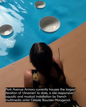 Surrounded by three pools holding nearly 30...