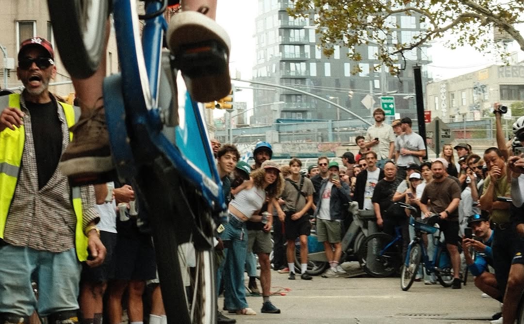 Scenes from @citybikeboys’ gloriously chaotic 4th annual Citi Bike Day, captured from above, below, and every angle in between. 

This past Saturday, hundreds of New Yorkers took to the city’s iconic blue commuter bikes to race across the Williamsburg Bridge, clear some makeshift ramps, and hopefully claim the $1,500 prize. Part spectacle and part communal adrenaline rush, this event brought out a sense of camaraderie that can only come from watching a stranger risk a very public wipeout simply for the thrill of it.

Spearheaded by skater, designer, and musician @j3rom3, the day encapsulated the kind of wonderfully unruly, people-powered mayhem that makes the city feel so alive. 

Photographs by: 
Ian Bartlett (@thebartlett)
Kyle Young (@408kyle)
Rory Mulhere (@rorymulhere)
Ellie Keane (@ellieekeane)
Zach Buchner (@zachbnyc)