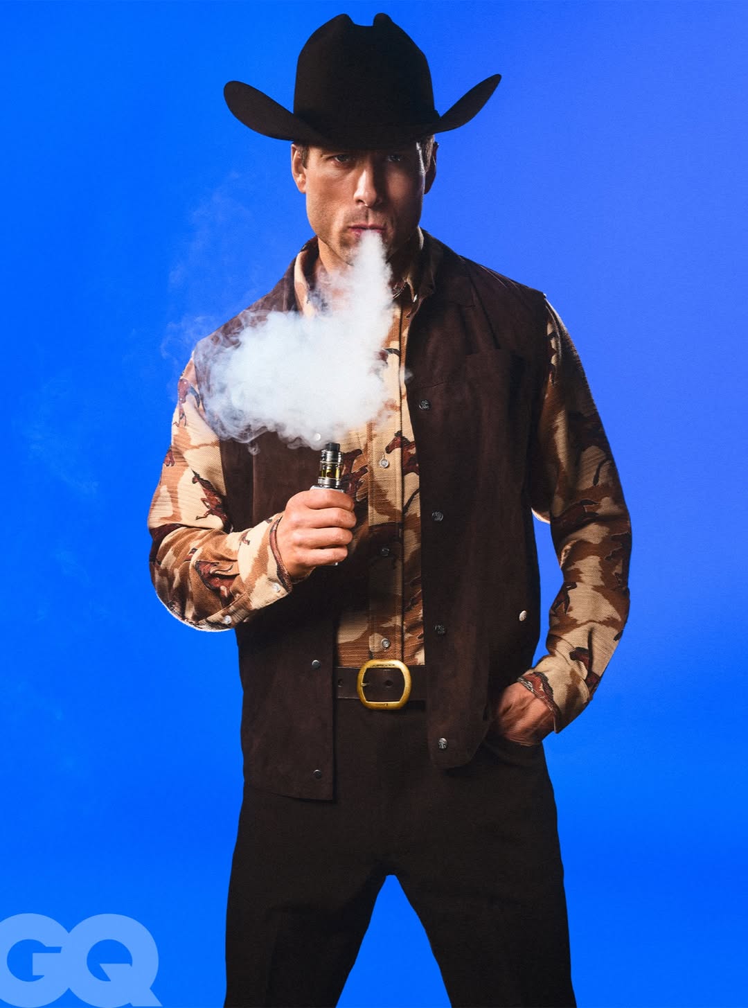 Bobby Doherty X Glenn Powell for GQ Sep. 25