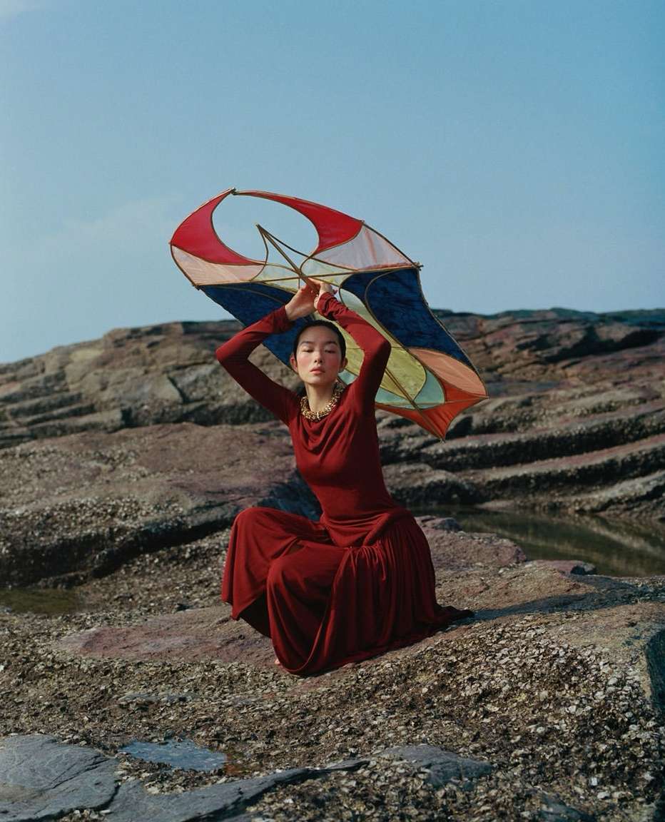 Nadine Ijewere X Fei Fei Sun for Vogue China Oct. 26