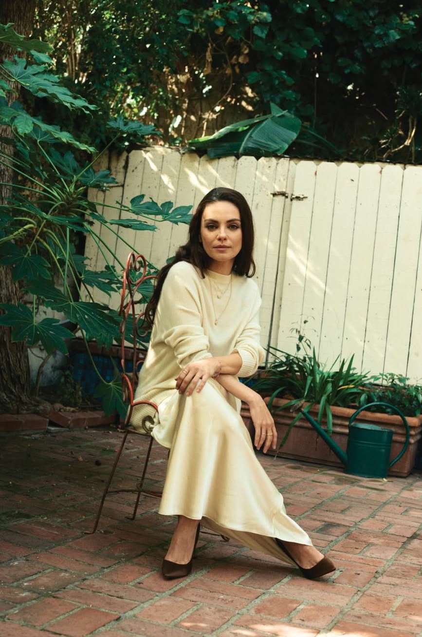 Molly Matalon X Mila Kunis for WSJ. Magazine Dec. 25