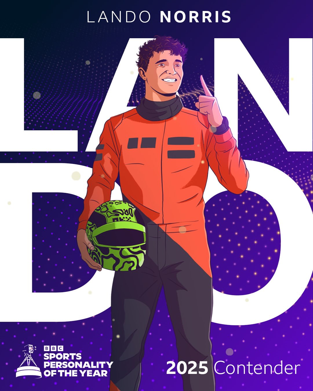 Luke Brookes X Lando Norris for BBC SPORT Dec. 25