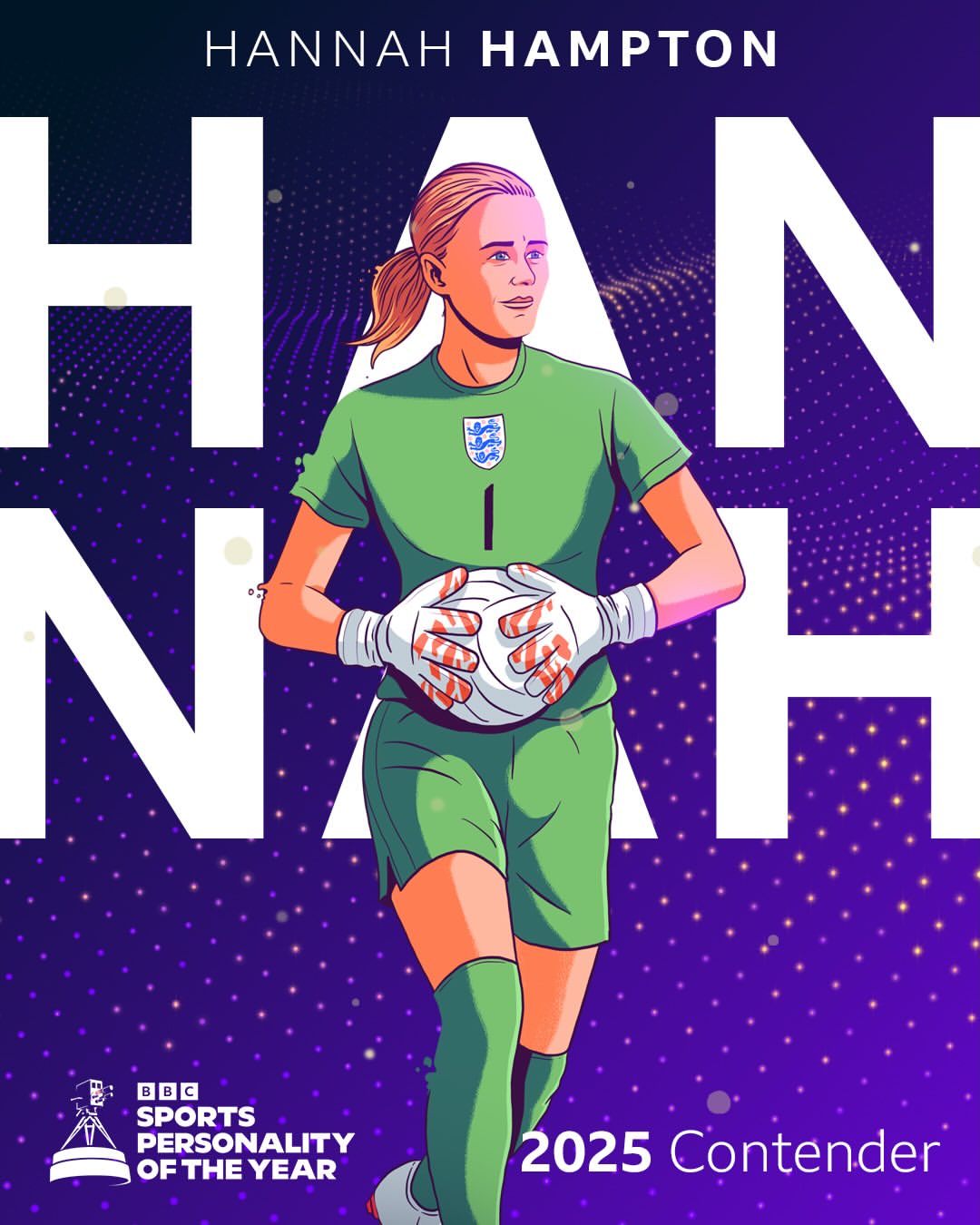 Luke Brookes X Hannah Hampton for BBC SPORT Dec. 25