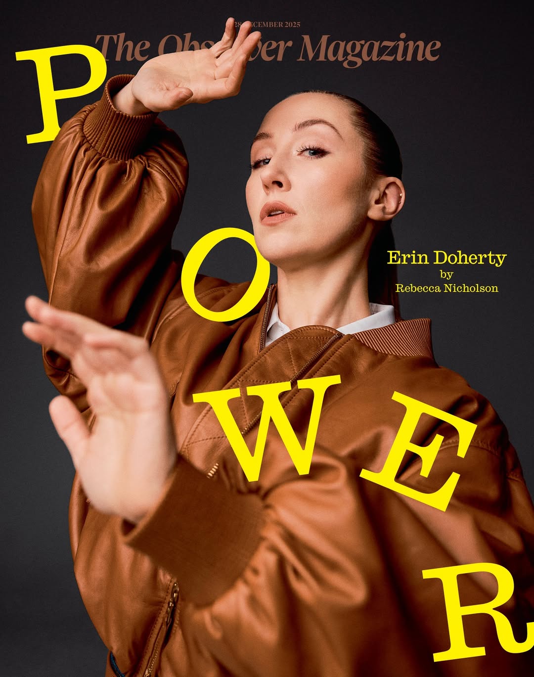 Neil Bedford X Erin Doherty for The Observer Magazine Dec. 25