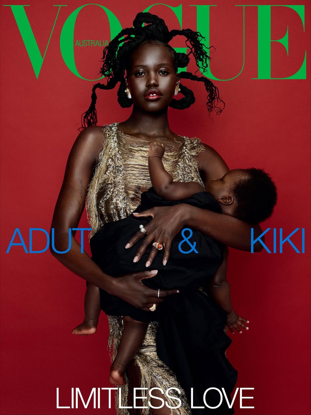 Campbell Addy X Adut Akech Bior for Vogue Australia Nov. 25