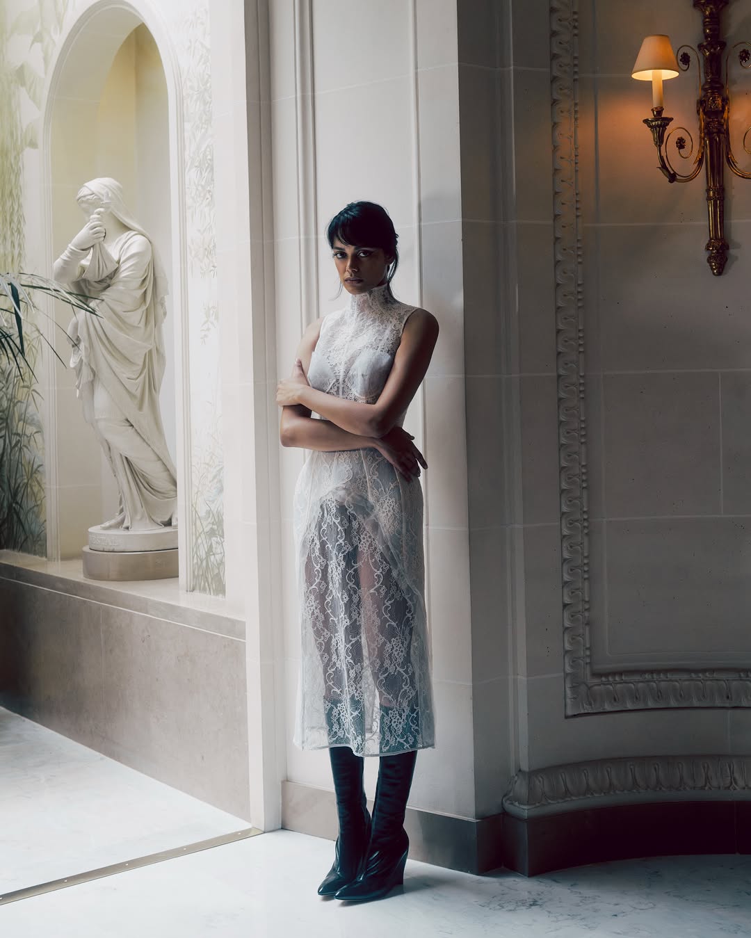 Noémi Ottilia Szabo X Zinnia Rose for Elle India Jun. 26