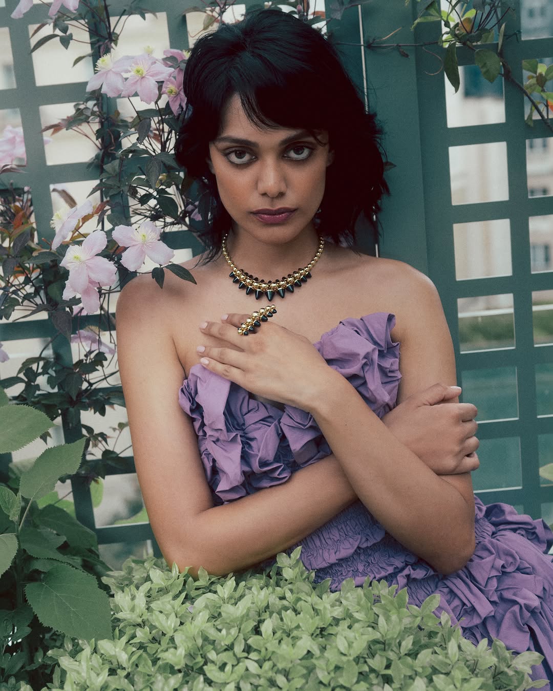 Noémi Ottilia Szabo X Zinnia Rose for Elle India Jun. 26