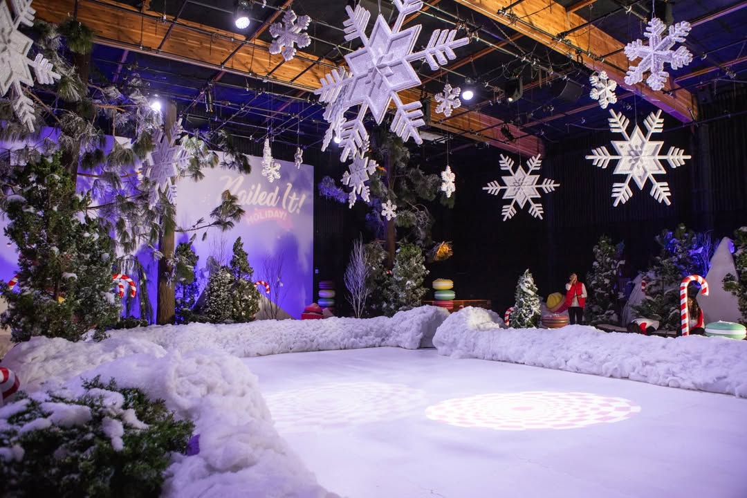 #Flashback to when we brought the holiday season of @netflix’s “Nailed It!” into the real world! 🎄✨

Combining the show’s fun vibes with the cheer of the holiday season, the Netflix “Nailed It!” Holiday Village was a pop-up, immersive fan experience that we were proud to produce and design. The Village had something special around every corner: a cookie decorating station (where a professional chef decided if you’d nailed it or failed it), a live “Nutcracker” performance by the @cal_dance_academy, stilt walkers, live holiday music, a sprinkle bomb photo booth, an ice skating rink, and much, much more. 

The hosts and stars of the show, @jacquestorres and @nicolebyer, were on-site to join the fun and spread holiday cheer to their fans. 

Equal parts festive and funny, the “Nailed It” Holiday Village truly helped to spread joy and celebrate the happiness of the holiday season.
.
.
.
#ginawadecreative #nailedit #eventproduction #eventdesign