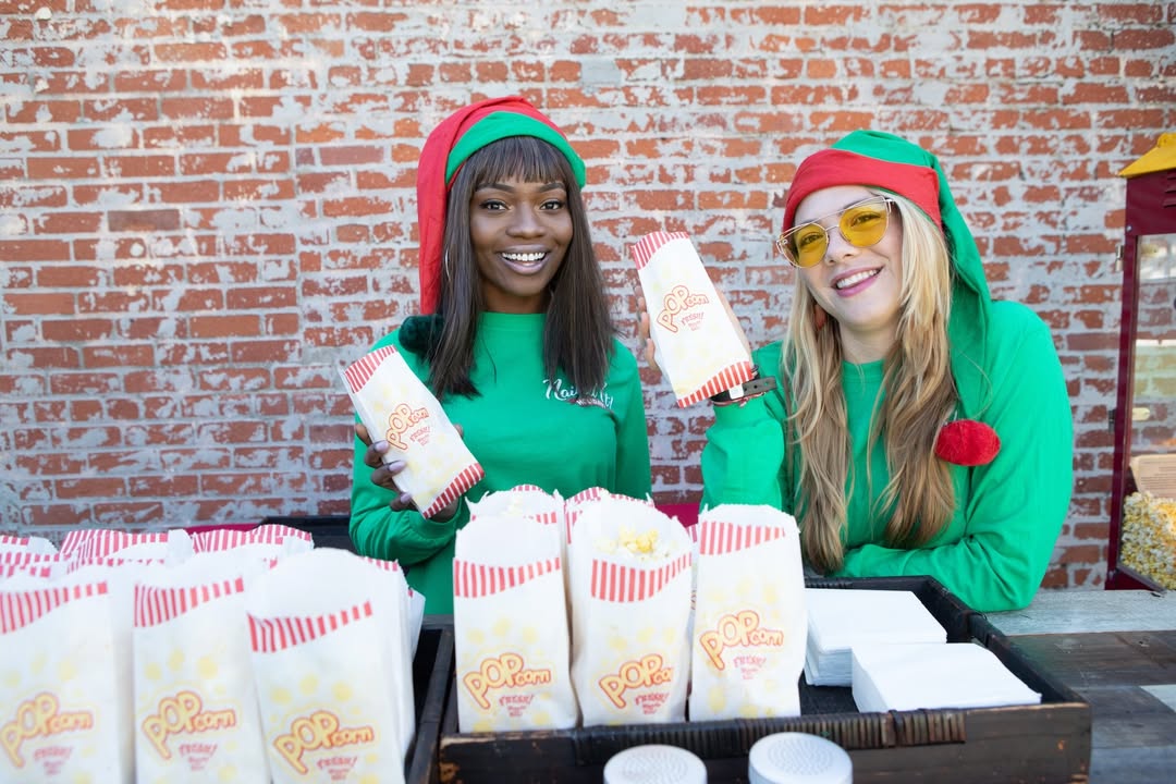 #Flashback to when we brought the holiday season of @netflix’s “Nailed It!” into the real world! 🎄✨

Combining the show’s fun vibes with the cheer of the holiday season, the Netflix “Nailed It!” Holiday Village was a pop-up, immersive fan experience that we were proud to produce and design. The Village had something special around every corner: a cookie decorating station (where a professional chef decided if you’d nailed it or failed it), a live “Nutcracker” performance by the @cal_dance_academy, stilt walkers, live holiday music, a sprinkle bomb photo booth, an ice skating rink, and much, much more. 

The hosts and stars of the show, @jacquestorres and @nicolebyer, were on-site to join the fun and spread holiday cheer to their fans. 

Equal parts festive and funny, the “Nailed It” Holiday Village truly helped to spread joy and celebrate the happiness of the holiday season.
.
.
.
#ginawadecreative #nailedit #eventproduction #eventdesign