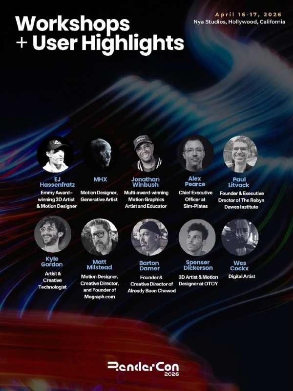 RenderCon brings together artists, studios,...