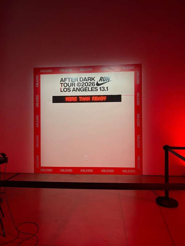 Kicking off the Nike After Dark Run Tour 20...