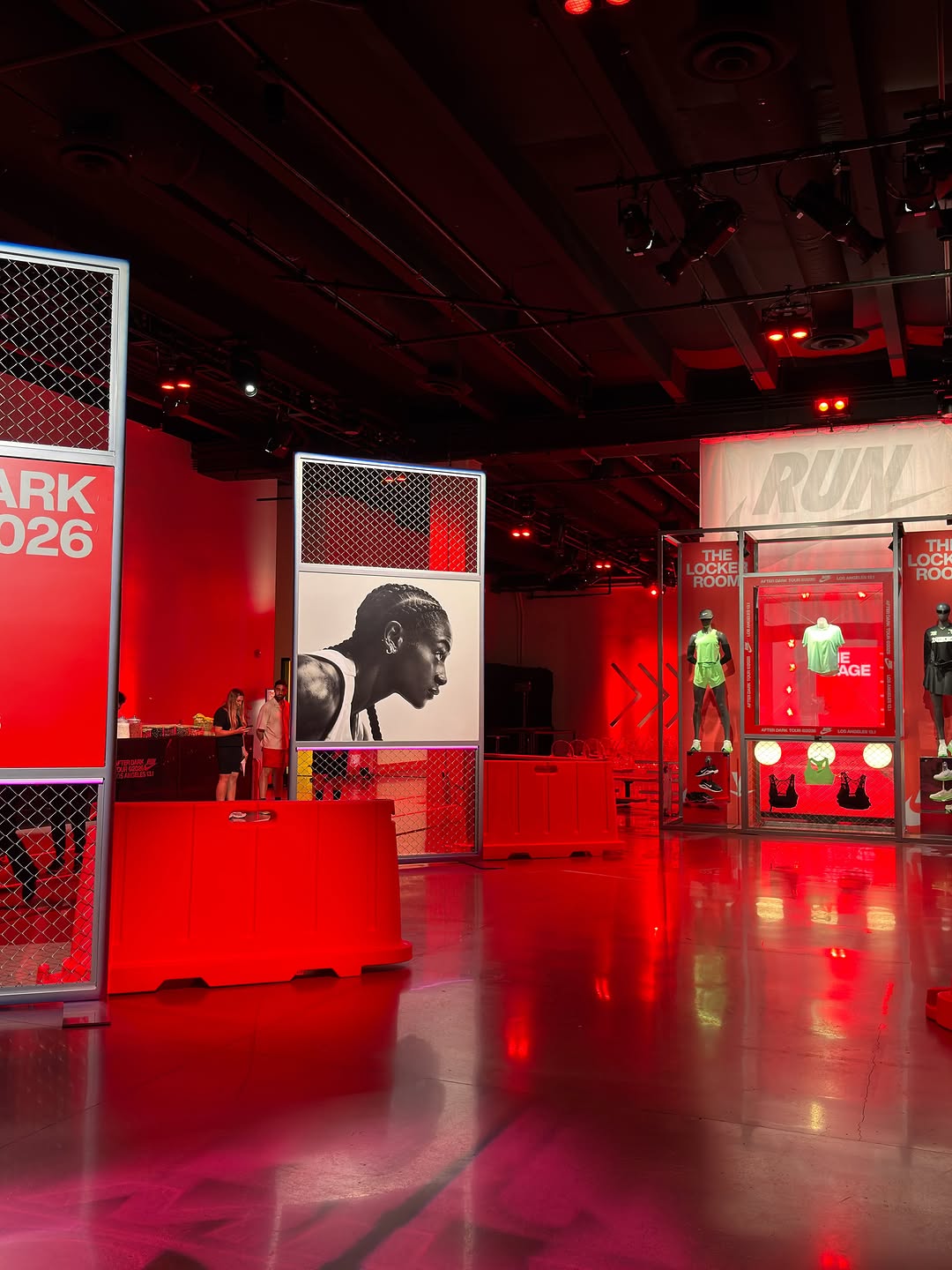 Kicking off the Nike After Dark Run Tour 2026 LA w...