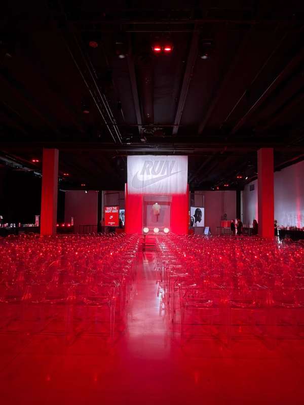 Kicking off the Nike After Dark Run Tour 20...