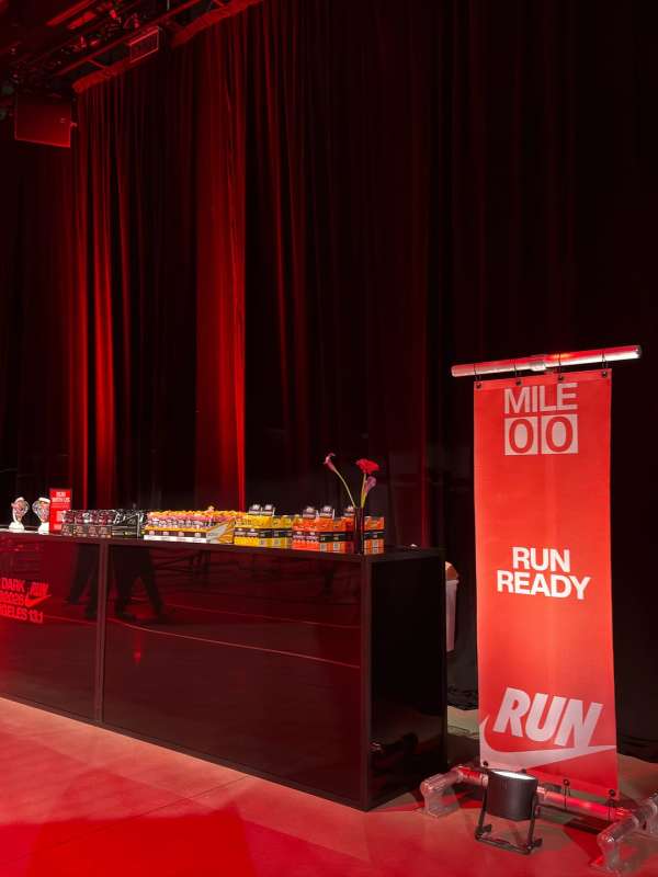 Kicking off the Nike After Dark Run Tour 20...