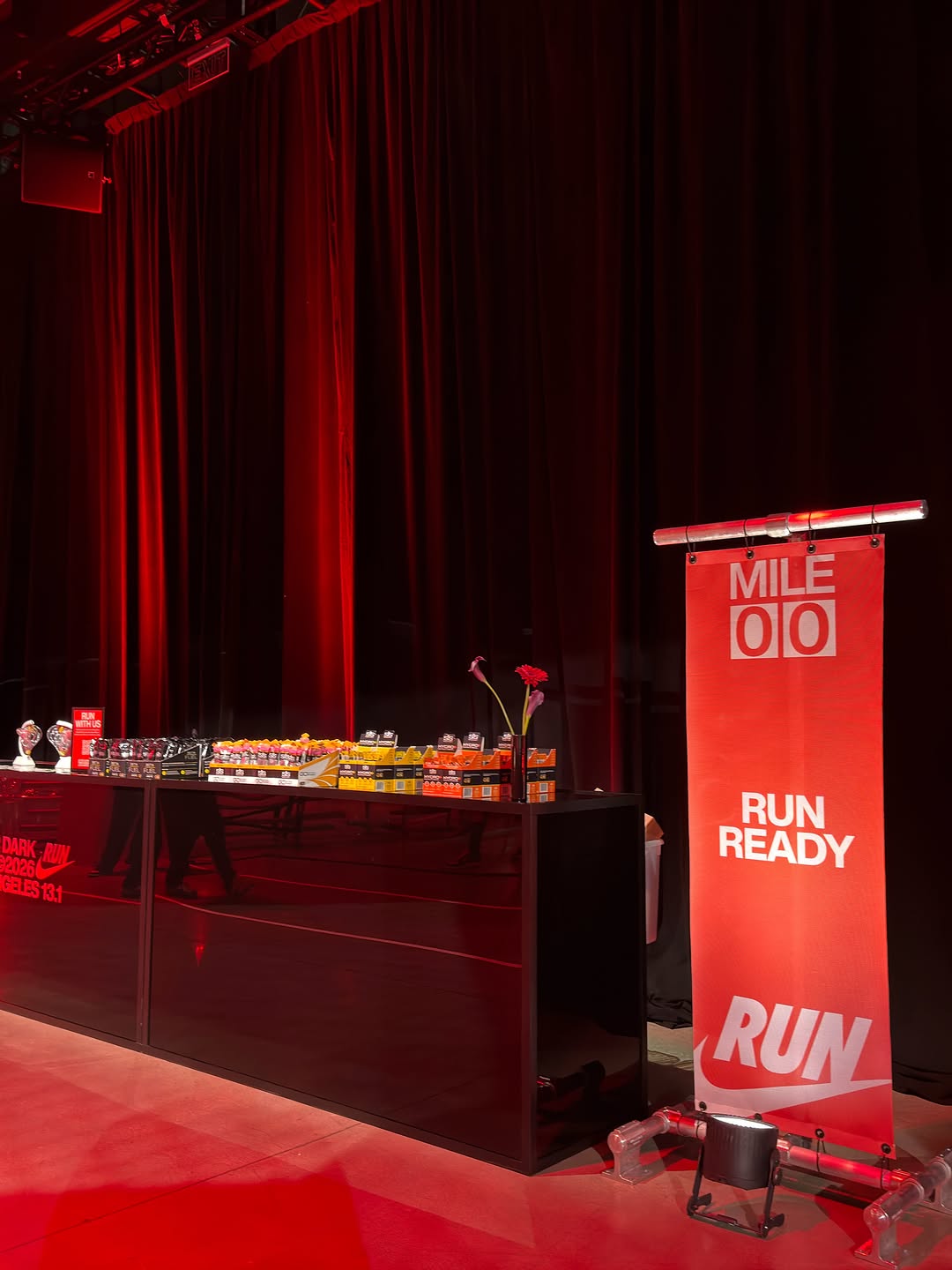 Kicking off the Nike After Dark Run Tour 2026 LA w...