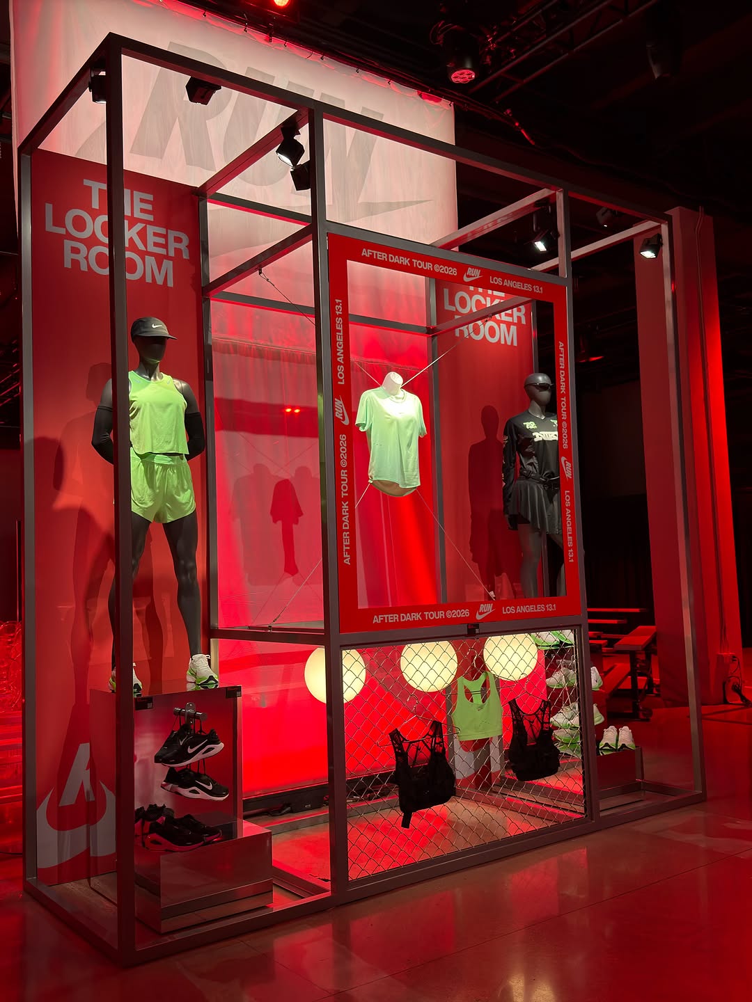 Kicking off the Nike After Dark Run Tour 2026 LA w...