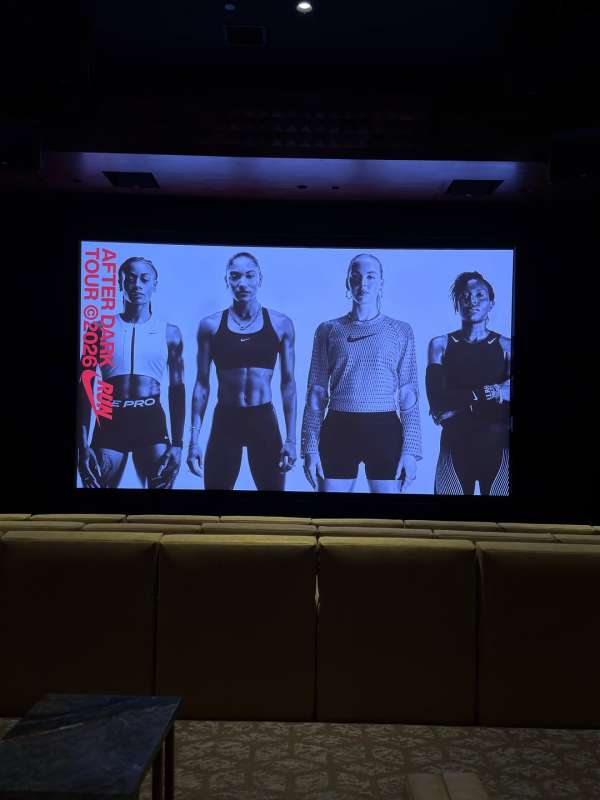 Kicking off the Nike After Dark Run Tour 20...