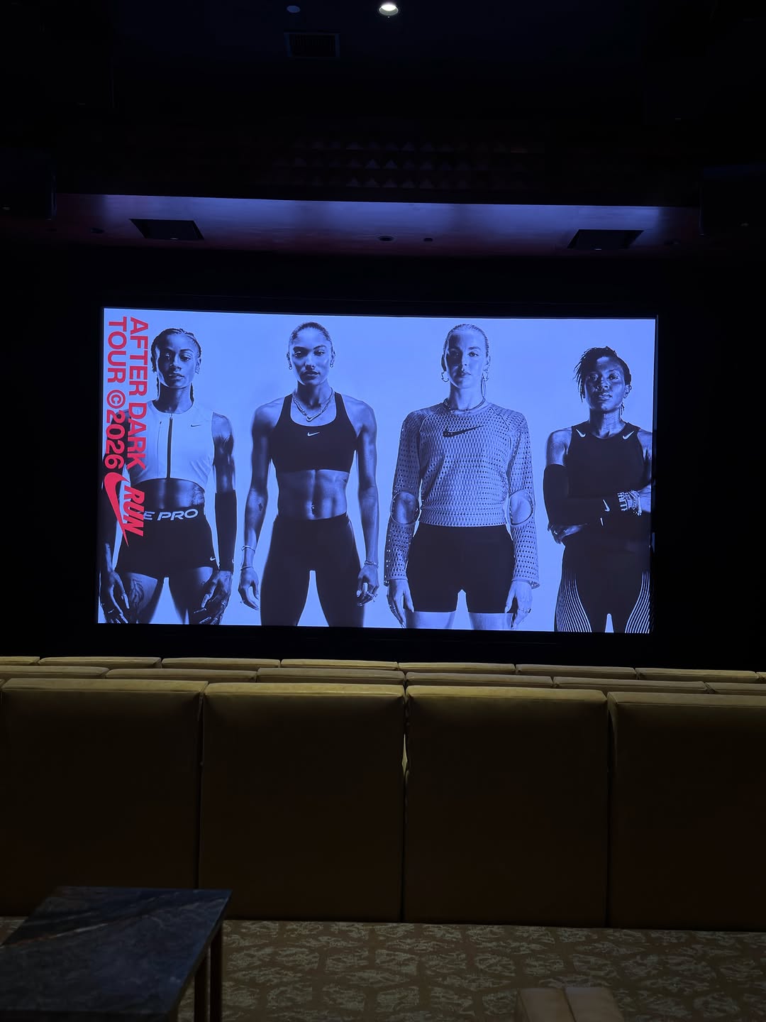 Kicking off the Nike After Dark Run Tour 2026 LA w...