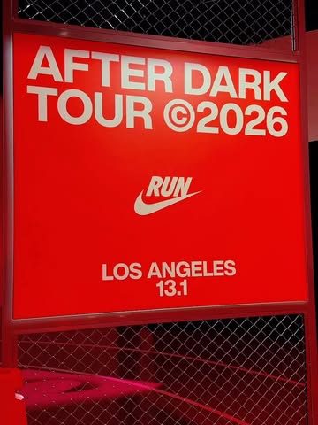 Kicking off the Nike After Dark Run Tour 20...