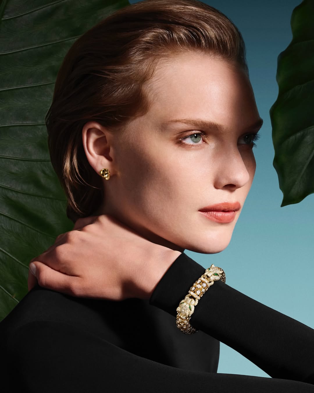 PENELOPE @penelope.ternes and SOULEMANE for @Cartier Panthere
Photographer_ @amanda_charchian
Style_ @jamesvaleri
Hair_ @odilegilbert_official 
Makeup_ @anthonypreel_
Set Design_ @annasbiera
Florals_ @jefferson_fouquet
THANKS @women_paris @16parismanagement @publicisluxe