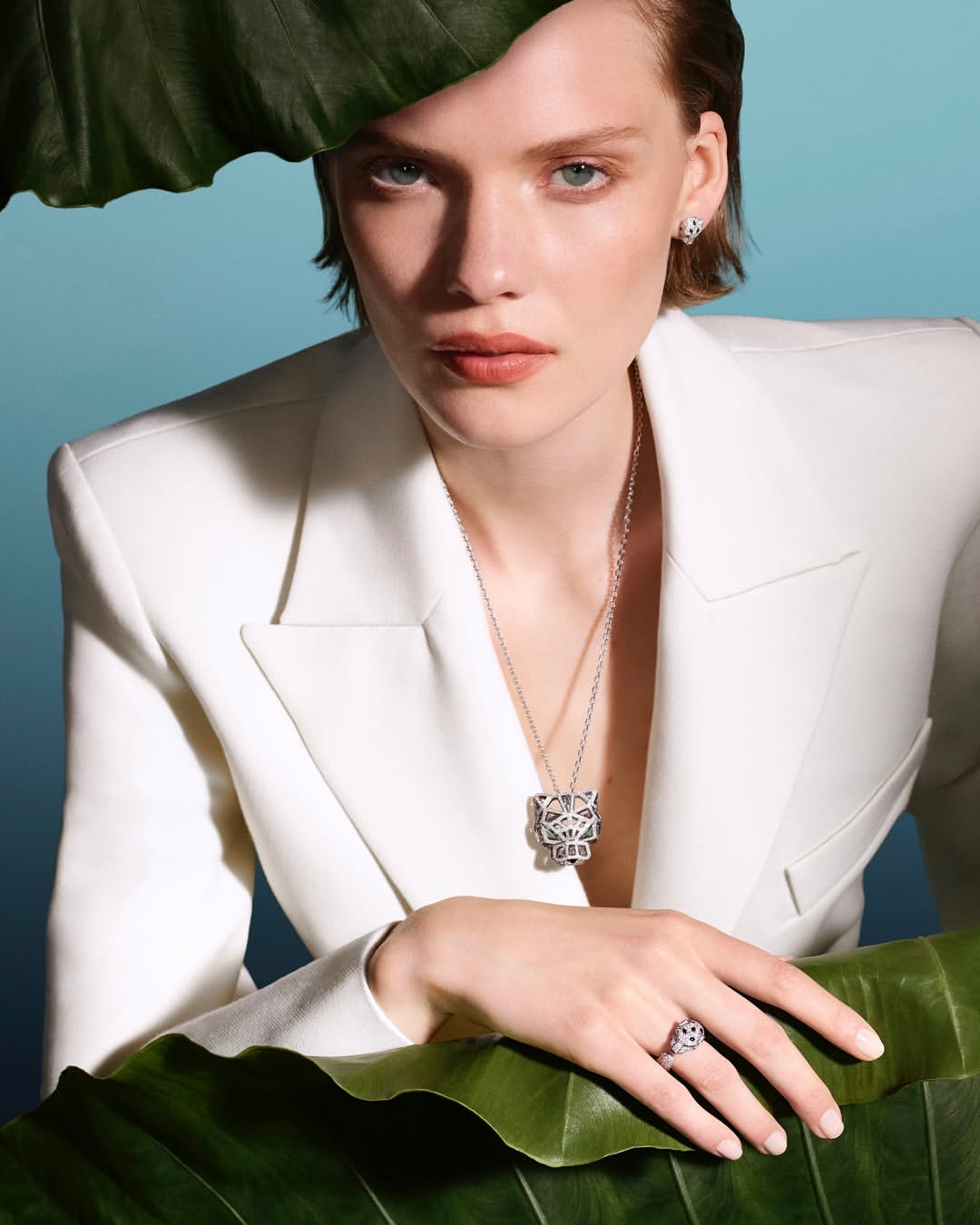 PENELOPE @penelope.ternes and SOULEMANE for @Cartier Panthere
Photographer_ @amanda_charchian
Style_ @jamesvaleri
Hair_ @odilegilbert_official 
Makeup_ @anthonypreel_
Set Design_ @annasbiera
Florals_ @jefferson_fouquet
THANKS @women_paris @16parismanagement @publicisluxe