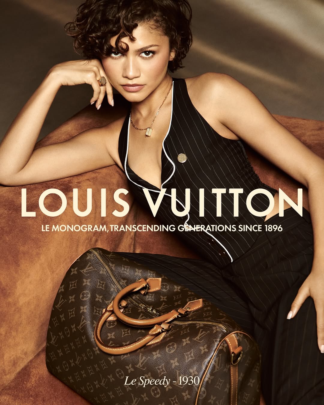 Louis Vuitton Monogram Campaign featuring Zendaya. Photographed by Glen Luchford.
CLIENT:
Louis Vuitton @louisvuitton
SVP, IMAGE & COMMUNICATION:
Carole Bildé @caroleaparis
DIRECTOR OF ART BUYING, PRODUCTION & CREATIVE SERVICES:
Magena Chansarel @magena.chansarel
ART BUYING & PRODUCTION MANAGER:
Martin Foureau @martin.foureau
WOMEN’S FASHION DESIGN AND IMAGE DIRECTOR:
Florent Buonomano @florentbuono
FASHION OFFICE MANAGER:
Solène Richard @solene.richard
TALENT:
Zendaya @Zendaya
CREATIVE DIRECTOR:
Ezra Petronio @Ezra Petronio
CREATIVE DIRECTOR:
Lana Petrusevych @Lana Petrusevych
PHOTOGRAPHER:
Glen Luchford @_glen_luchford
STYLIST:
Marie-Amélie Sauve @marieameliesauve
HAIR STYLIST:
Ursula Stephen @ursulastephen
MAKEUP ARTIST :
Ernesto Casillas @ernestocasillas
MANICURIST:
Nelly Ferreira @nellysferreira
SET DESIGN:
Baptiste Glaymann @baptisteglaymann
LOCATION:
PARIS, FRANCE