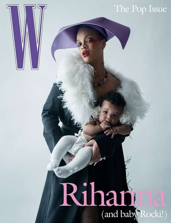 Rihanna @badgalriri & baby Rocki photograph...