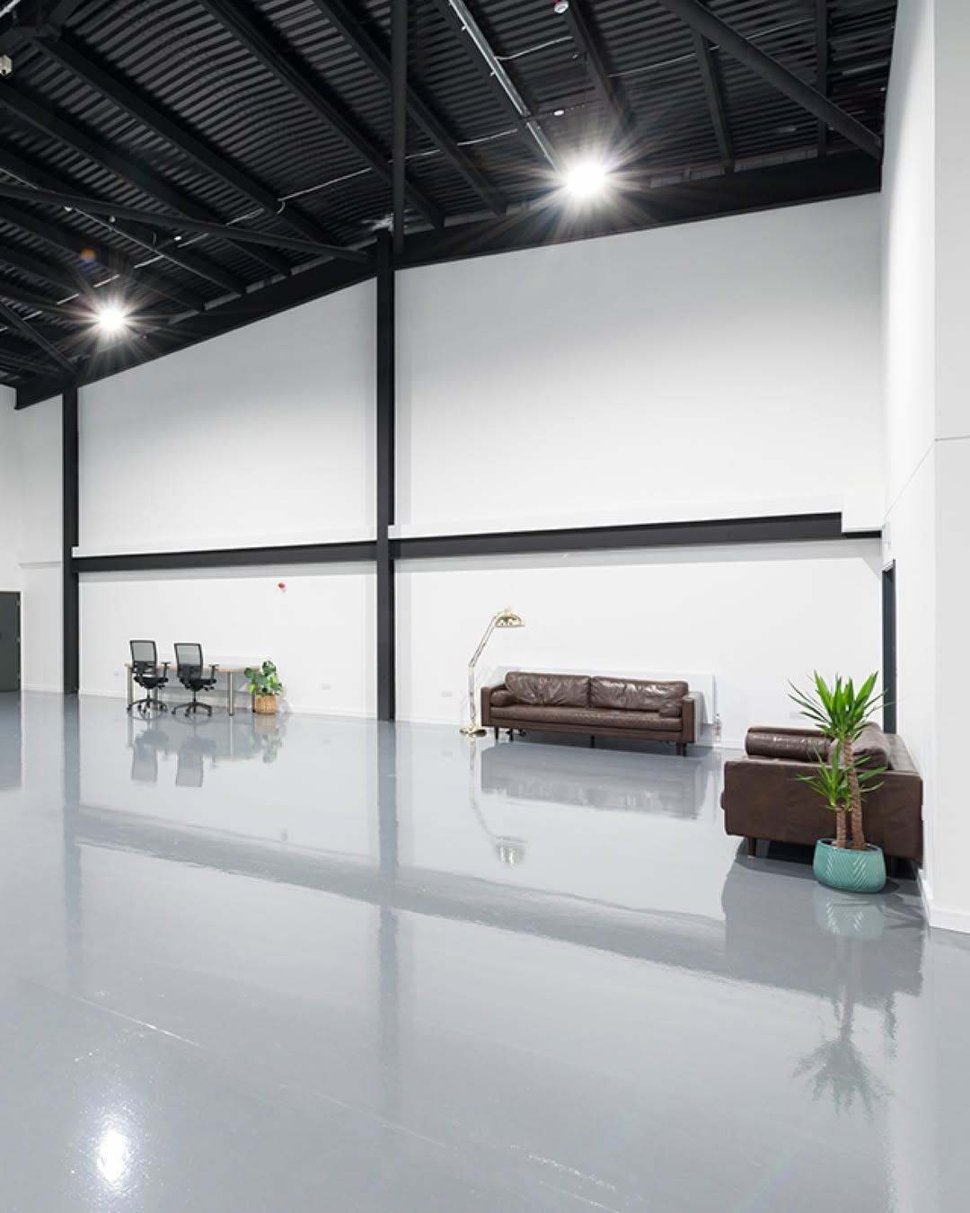 The improved Studio 3 has been re-designed without a cove creating the largest clear floor space area in the studios at 609m2.
By combining the old Studio 3 and 6 this new layout is ideal for larger productions with set builds and has drive in access from the rear carpark.
Studio 3 can also be booked with Studio 5 as it has a spacious communal area connecting the 2 studios, This space contains a fully serviced coffee bar providing barista level coffees and Speciality drinks.
 
Please contact us to book studio 3

#filmstudio #photostudio #london #studio #parkroyalstudios