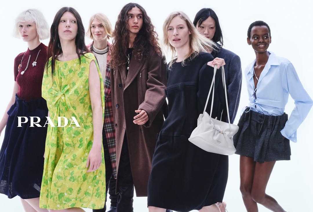 “@Prada Motion Pictures” campaign 📸 by @oliverhadleepearch⁠
⁠
Photographer: @oliverhadleepearch⁠
Creative direction: @ferdinandoverderi⁠
Styling: @rizzo_olivier⁠
Hair: @anthonyturnerhair⁠
Makeup: @lynseyalexander⁠
Movement: @pat_boguslawski⁠
Casting: @ashleybrokaw⁠
Talent: @isabella_pascucci @mazurekdobi @nand_quivreux⁠ @mohamed__benhadda @isitnobis @peris_adolwi Sora Choi⁠
Production: @partner.films