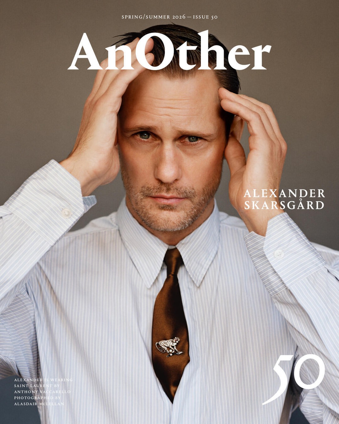 Alexander Skarsgård 📸 by @alasdairmclellan for @anothermagazine ⁠
⁠
Photographer: @alasdairmclellan⁠
Styling: @alistermackie⁠
Hair: @anthonyturnerhair⁠
Makeup: @melarter⁠
Set design: @andyhillmanstudio ⁠
Casting: @gkldprojects⁠
Talent: Alexander Skarsgård⁠
Production: @partner.films