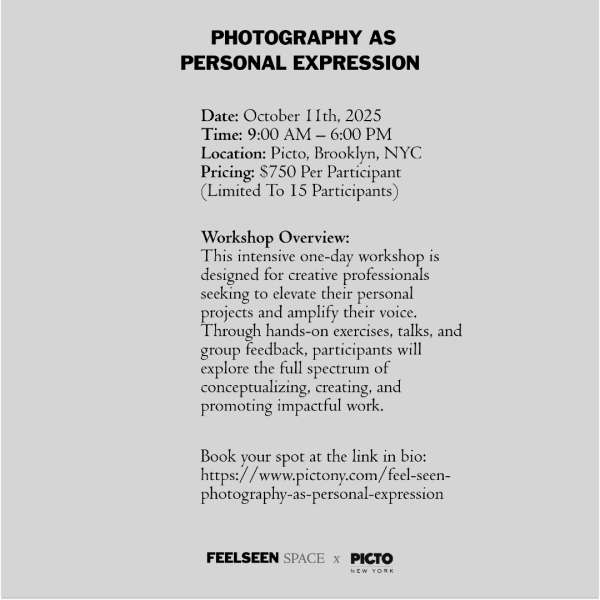👁️ Workshop: FEEL SEEN Space x Picto New Yo...