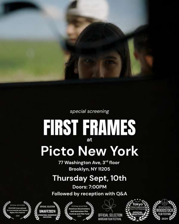Thrilled to be screening First Frames Thurs...