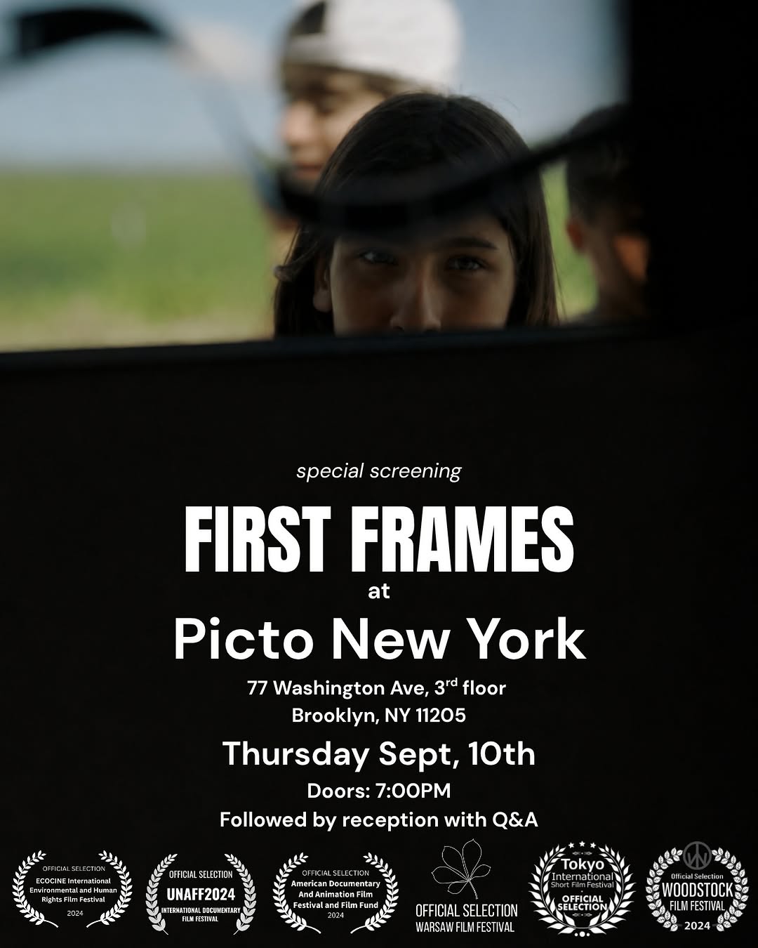 Thrilled to be screening First Frames Thursday Sep...