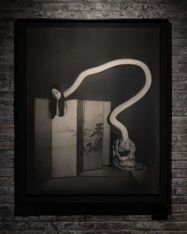 Installation views of Yōkai and Landscapes ...