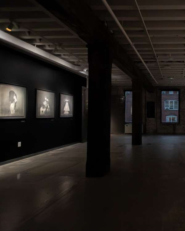 Installation views of Yōkai and Landscapes ...