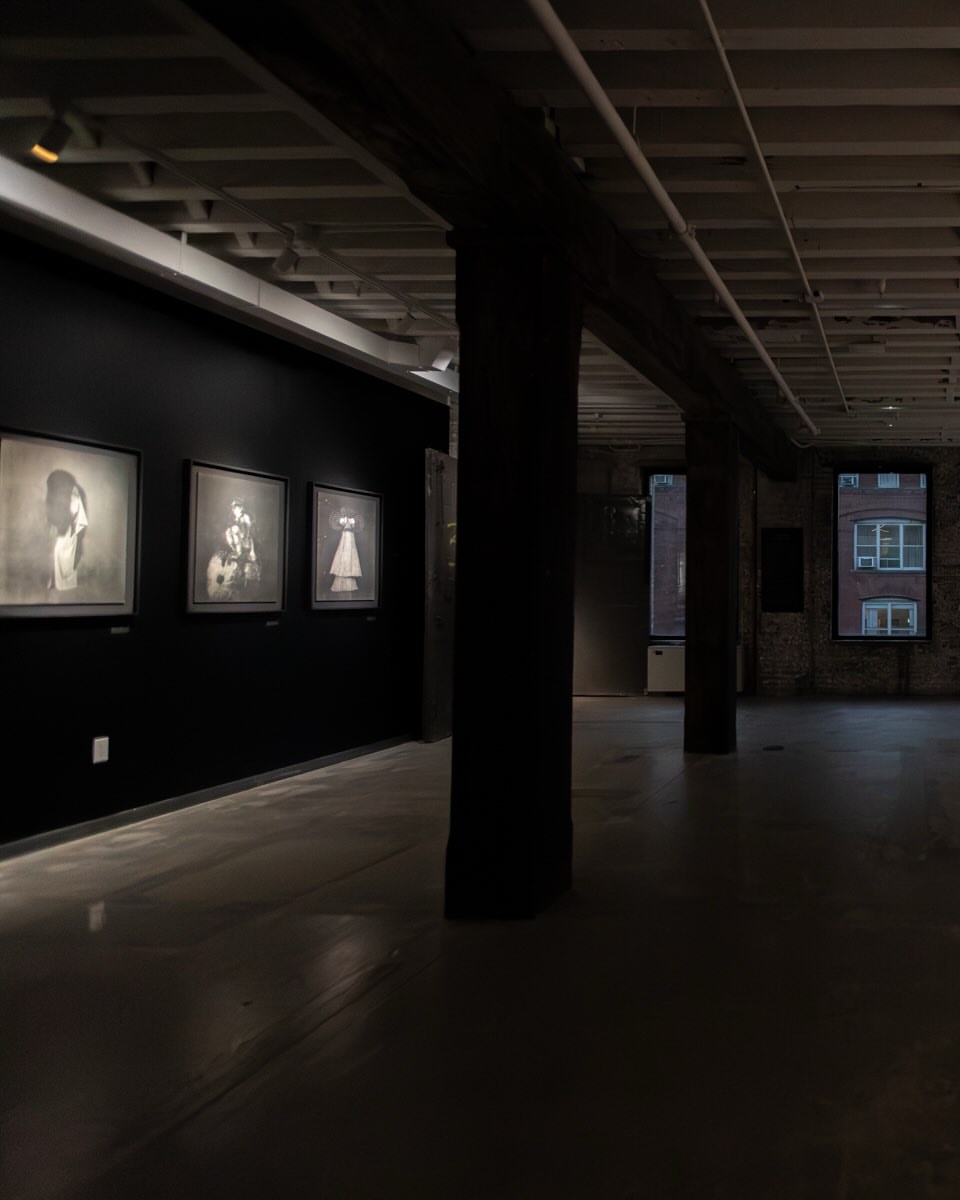 Installation views of Yōkai and Landscapes by Yuj...