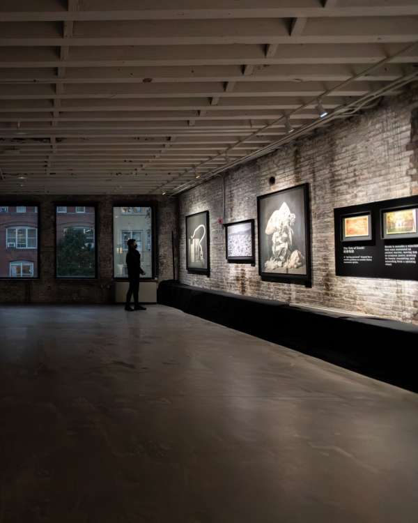 Installation views of Yōkai and Landscapes ...