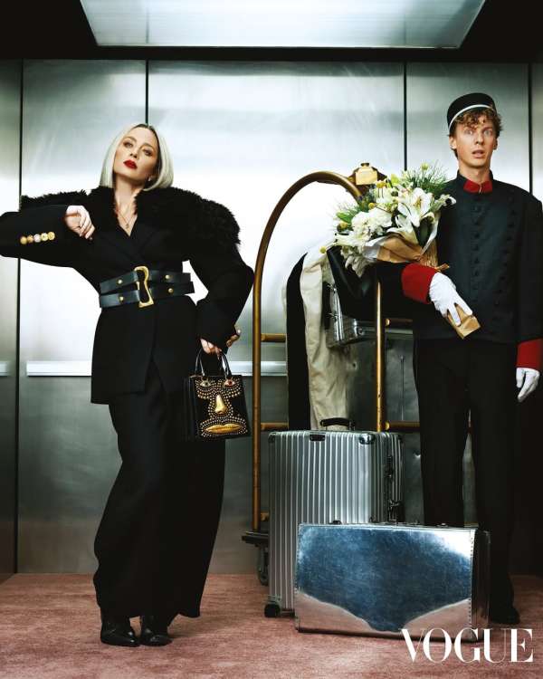 Edge, elegance, and Emily Blunt for Vogue H...