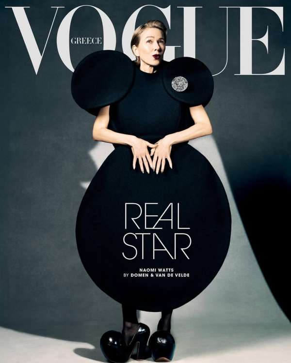 Naomi Watts for Vogue Greece, bringing an e...