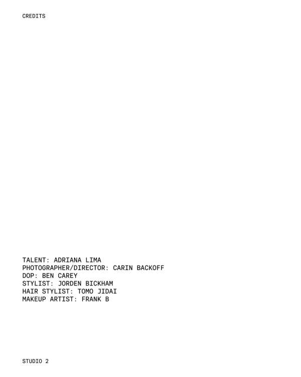 Athleisure, redefined. Adriana Lima command...